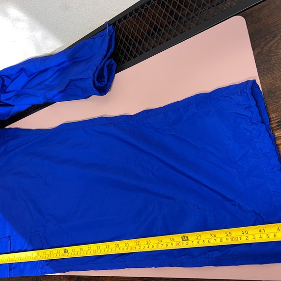 Pink Victoria Sercret Blue Elastic Waist Wide Leg Cargo Pants Size XXL w/Pockets - Picture 16 of 16